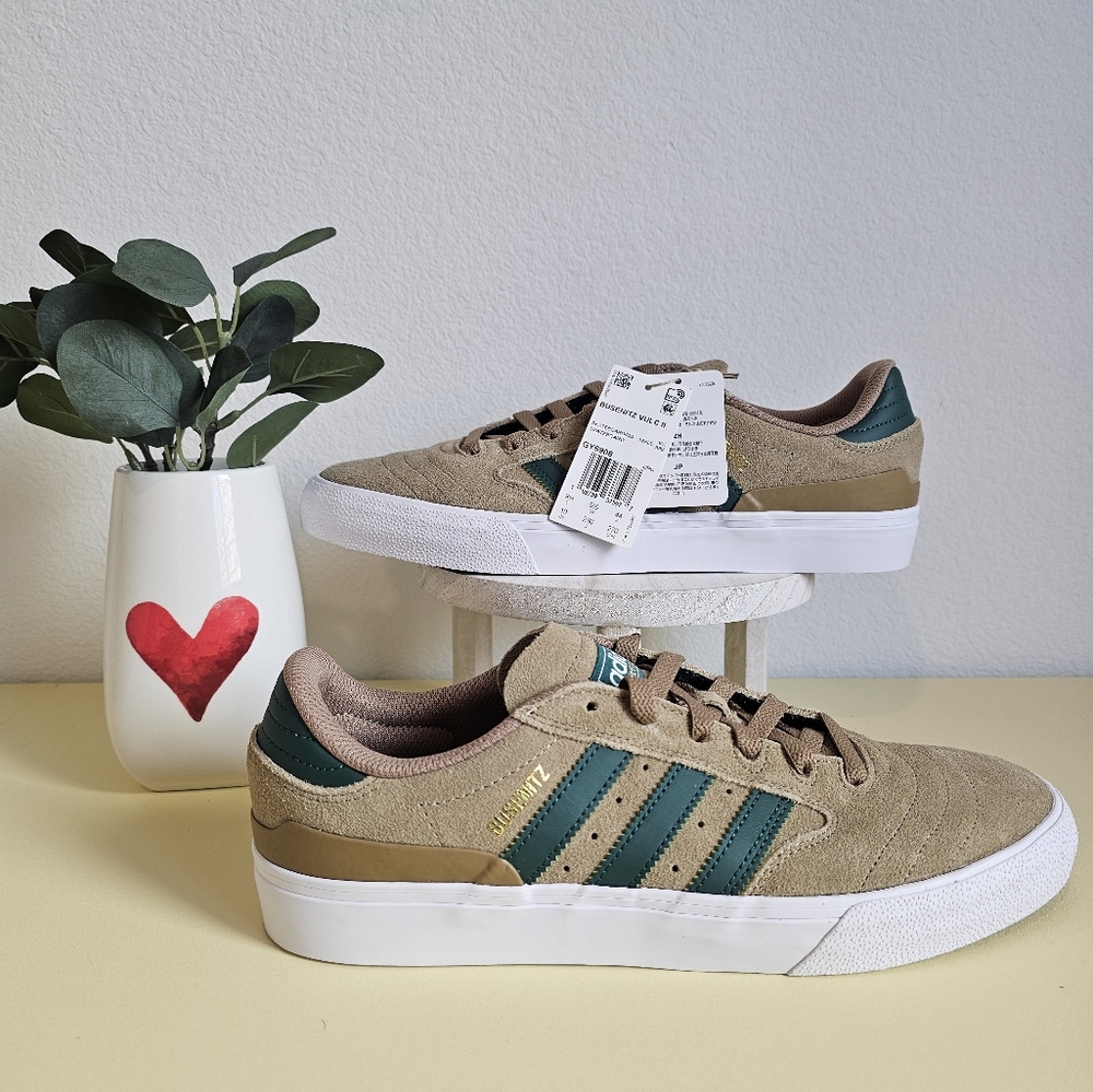 Adidas Busenitz Vulc 2 Cardboard Collegiate Green 2022 - Size 10 (Men)